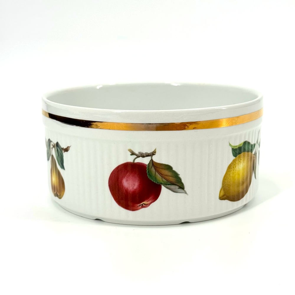 VTG British Staffordshire Salem Fruit Souffle Dish Vintage